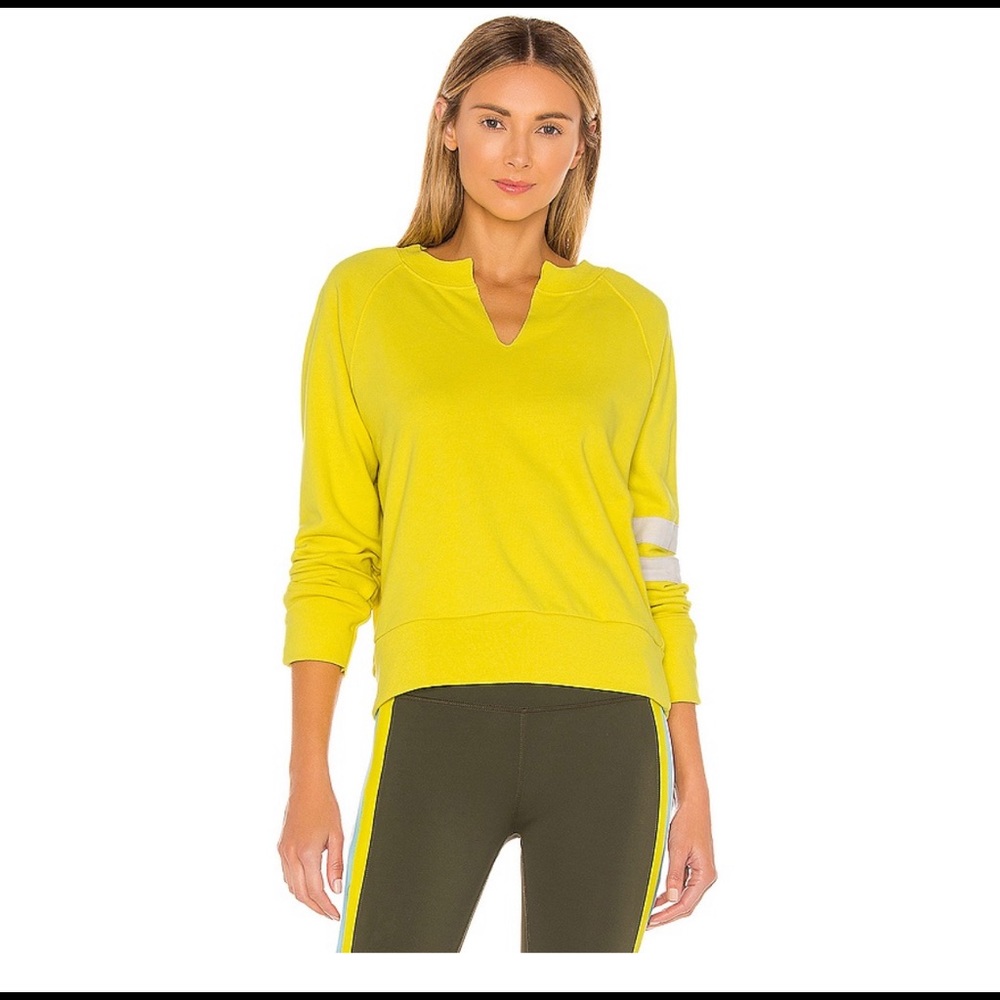 Andi Sweatshirt in Yellow & Vintage White
Splits59